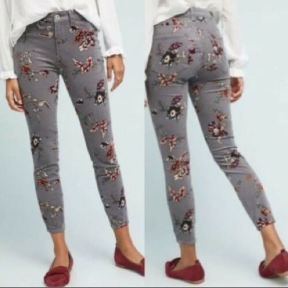 Anthropologie Corduroy High Rise Skinny Jeans, Pilcro and the Letterpress